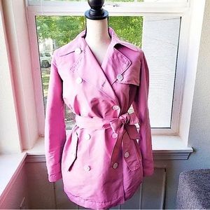 Pink Trench Coat